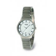Boccia B3158-01 - Reloj de mujer de cuarzo, correa de titanio color plata