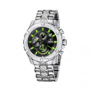 FESTINA F16525/3 - Reloj de caballero de cuarzo, correa de acero inoxidable color plata