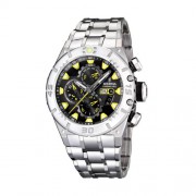 FESTINA F16527/2 - Reloj de caballero de cuarzo, correa de acero inoxidable color plata