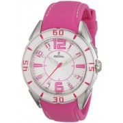FESTINA F16492/5 - Reloj de mujer de cuarzo, correa de goma color rosa