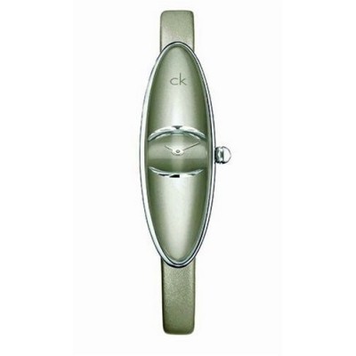 Calvin Klein K3923107 - Reloj de mujer de cuarzo, correa de piel color gris