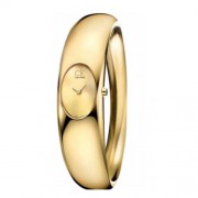 Calvin Klein K1Y22209 - Reloj de mujer de cuarzo, correa de acero inoxidable color oro