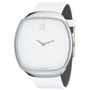 Calvin Klein Appeal K0W23601 - Reloj de mujer de cuarzo, correa de piel color blanco
