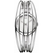 Calvin Klein Fly Xs, K9924120 - Reloj de mujer de cuarzo, correa de acero inoxidable color plata