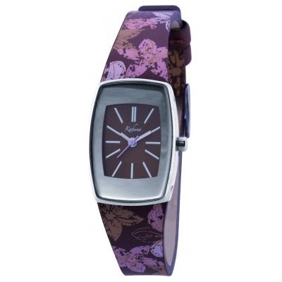 Kahuna KLS-0133L - Reloj de mujer de cuarzo, correa de piel color marrón