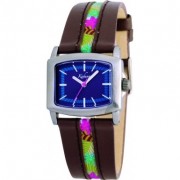 Kahuna KLS-0129L - Reloj de mujer de cuarzo, correa de piel color marrón