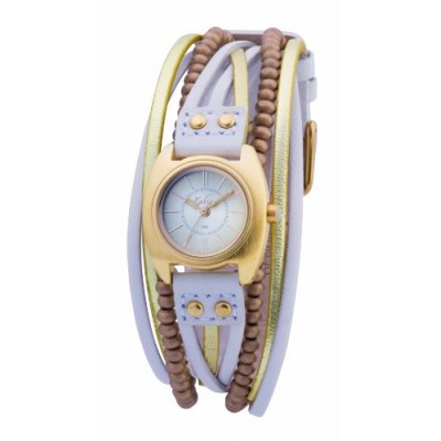 Kahuna KLS-0118L - Reloj de mujer de cuarzo, correa de piel color beige
