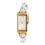 Ted Baker TE2035 - Reloj de mujer de cuarzo, correa de piel color blanco