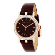 Ted Baker TE2012 - Reloj de mujer de cuarzo, correa de piel color marrón