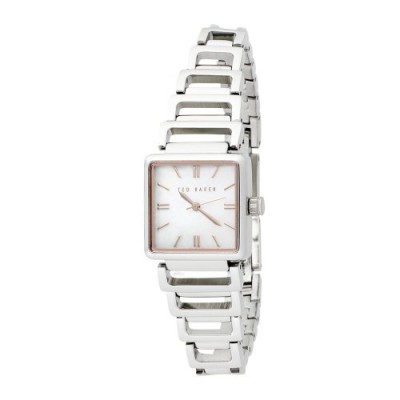 Ted Baker TE4012 - Reloj de mujer de cuarzo, correa de acero inoxidable color plata