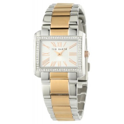 Ted Baker TE4040 - Reloj de mujer de cuarzo, correa de acero inoxidable color plata