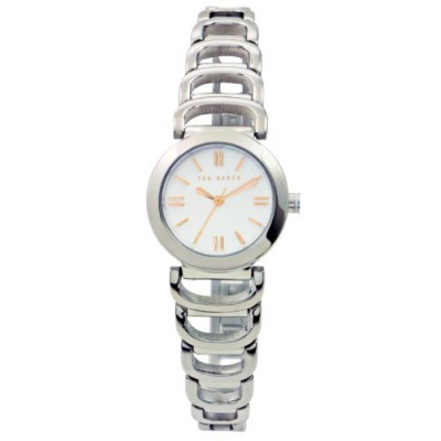 Ted Baker TE4034 - Reloj de mujer de cuarzo, correa de acero inoxidable color plata