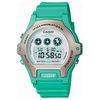 CASIO LW-202H-3AVEF - Reloj de mujer de cuarzo, correa de resina color verde