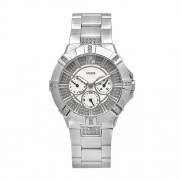 Guess Vista W12080L1 - Reloj de mujer de cuarzo, correa de acero inoxidable color plata