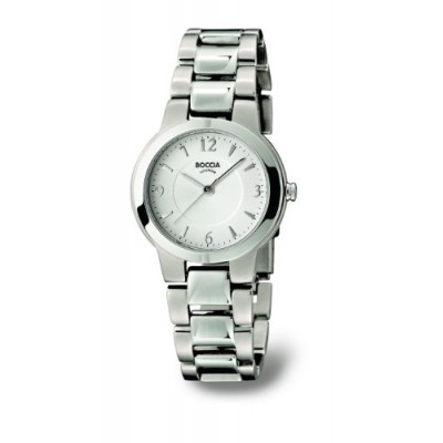 Boccia B3175-01 - Reloj de mujer de cuarzo, correa de titanio color plata