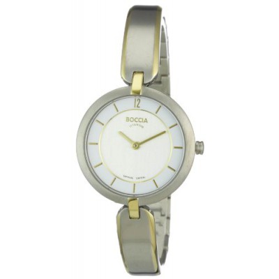 Boccia B3164-03 - Reloj de mujer de cuarzo, correa de titanio color plata