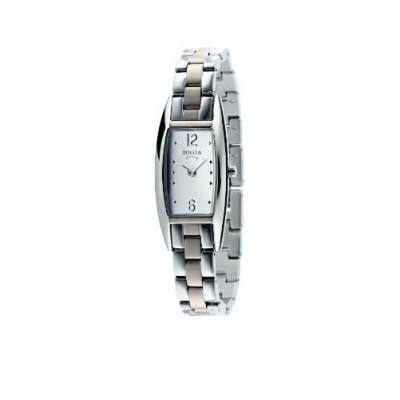 Boccia B3166-01 - Reloj de mujer de cuarzo, correa de titanio color plata