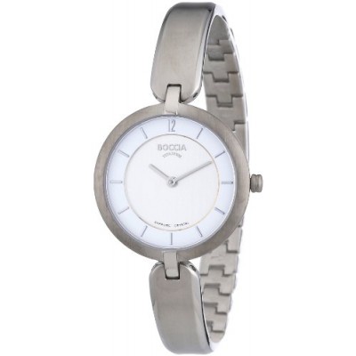 Boccia B3164-01 - Reloj de mujer de cuarzo, correa de acero inoxidable color plata