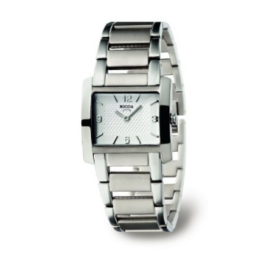 Boccia B3155-03 - Reloj de mujer de cuarzo, correa de titanio color plata