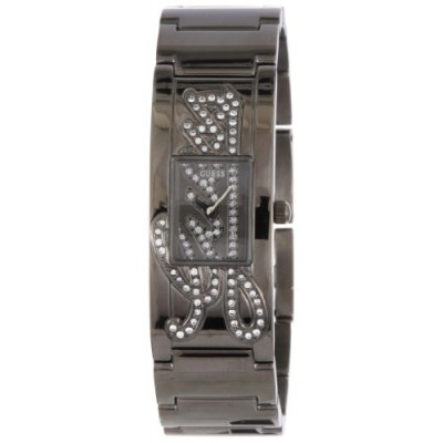 Guess Mini Autograph W12097L2 - Reloj de mujer de cuarzo, correa de acero inoxidable color negro