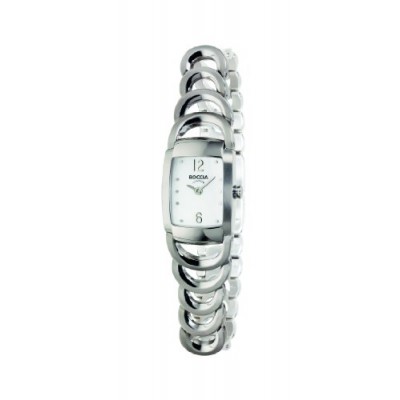 Boccia B3159-01 - Reloj de mujer de cuarzo, correa de titanio color plata