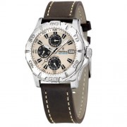 FESTINA Sport 16243/2 - Reloj unisex de cuarzo, correa de piel color marrón