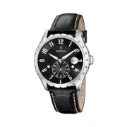 FESTINA F16486/4 - Reloj de caballero de cuarzo, correa de piel color negro