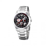 FESTINA F16291/3 - Reloj de caballero de cuarzo, correa de acero inoxidable color plata