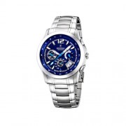 FESTINA F16291/2 - Reloj de caballero de cuarzo, correa de acero inoxidable color plata