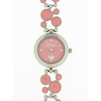 DDP 4009406 - Reloj de caballero de cuarzo, correa de metal color rosa