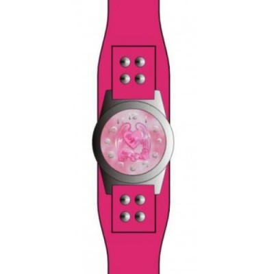 DDP 4019201 - Reloj para niños de cuarzo, correa de piel color rosa